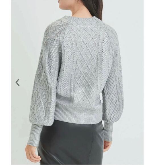 Veronica Beard Silver Grady Metallic Sweater XS - Picture 4 of 10